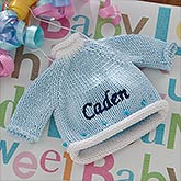 Personalized Christmas Ornaments - Baby Sweaters - 12334