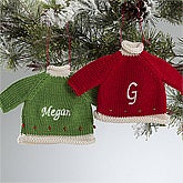 Personalized Christmas Ornaments - Christmas Sweater - 12335 Personalized Christmas Ornaments - Christmas Sweater - 12335