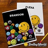 Personalized Smiley Face Folders - 12347