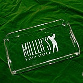 19th Hole Acrylic Serving Tray
