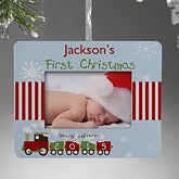 Personalized Christmas Ornaments - Baby's First Christmas Frame - 12393