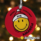 Personalized Christmas Ornaments - Smiley Face - 12404
