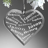 Personalized Christmas Ornaments - Her Heart Of Love - 12413