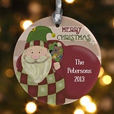 Personalized Santa Claus Christmas Ornaments - 12435