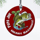 Personalized Christmas Ornaments - Fisherman - 12436