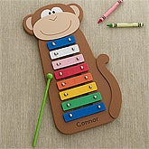 Personalized Kids Xylophone - Jungle Monkey - 12459