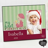 Personalized Baby's First Christmas Picture Frame - Precious Moments - 12462