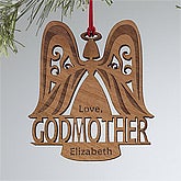 Personalized Christmas Ornaments - Godparent Angel - 12480