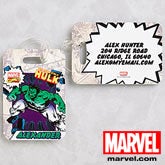 Personalized Marvel Superheroes Luggage Tags - Wolverine, Spiderman, Hulk  - 12491