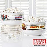 Marvel Comics Personalized Superhero Bowl - Wolverine, Spiderman, Hulk, Iron Man - 12494