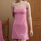 Personalized Chemise with Rhinestones - My Girl - 12516 Personalized Chemise with Rhinestones - My Girl - 12516