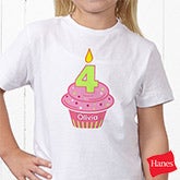 Personalized Birthday Shirts for Kids - My Little Cupcake - 12582