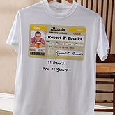 Personalized Birthday Apparel - Driver's License - 12587