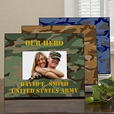 Personalized Military Camo Picture Frames - 12595
