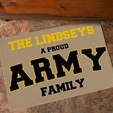 Personalized Military Home Doormat - 12597