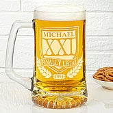 Personalized Birthday Beer Mugs - Brewmasters - 12622