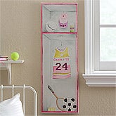 Girls Personalized Sports Jersey Canvas Artwork - 12623