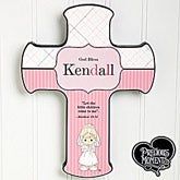 Personalized First Communion Wall Cross - Precious Moments - 12694