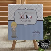 Personalized Precious Moments First Communion Keepsake Canvas - 12696