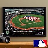 Personalized Oakland A's MLB Baseball Stadium Canvas Print - 12832