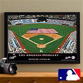 Personalized LA Dodgers MLB Baseball Stadium Canvas Print - 12840