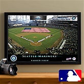 Personalized Seattle Mariners MLB Baseball Stadium Canvas Print - 12843