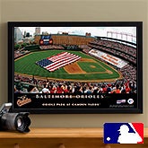 Personalized Baltimore Orioles MLB Baseball Stadium Canvas Print - 12847