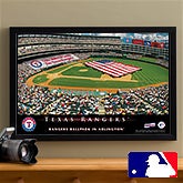 Personalized Texas Rangers MLB Baseball Stadium Canvas Print - 12851