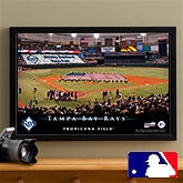 Personalized Tampa Bay Rays MLB Baseball Stadium Canvas Print - 12852