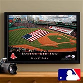 Personalized Boston Red Sox MLB Baseball Stadium Canvas Print - 12853
