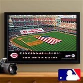Personalized Cincinnati Reds MLB Baseball Stadium Canvas Print - 12854