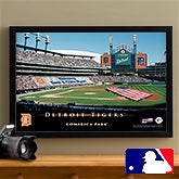 Personalized Detroit Tigers MLB Baseball Stadium Canvas Print - 12857
