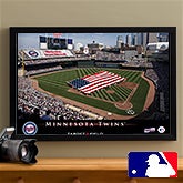Personalized Minnesota Twins MLB Baseball Stadium Canvas Print - 12858