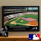 Personalized Chicago White Sox MLB Stadium Canvas Print - 12859