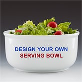Design Your Own Personalized Serving Bowl - 12898