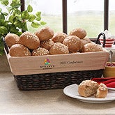 Woven Basket With Corporate Logo Liner - 12905
