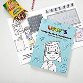Personalized Kids Graduation Coloring Book - Kindergarten or Preschool - 12952