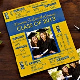 Personalized Graduation Photo Albums - School Spirit - 12961