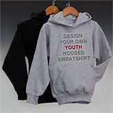 Design Your Own Custom Kids Hooded Sweatshirts - 12993