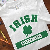 Personalized St Patrick's Day Kids Shirts - Irish Pride - 13008