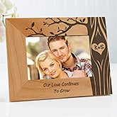 Personalized Romantic Picture Frames - Carved In Love - 13026