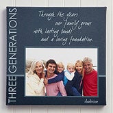 Personalized Photo Canvas Art - Generations - 13064