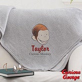 Personalized Kids Blankets - Curious George - 13087 Personalized Kids Blankets - Curious George - 13087