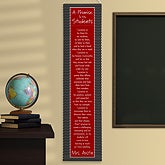 Personalized Classroom Banners - A Teacher's Promise - 13094