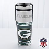 Green Bay Packers Personalized NFL Football Travel Mugs - 13129