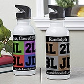 Personalized Law School Student Water Bottle - 13144