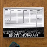 Personalized Desk Pad Calendars - Optic Name - 13153