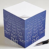 Personalized Notepad Paper Cube - Optic Name - 13170 Personalized Notepad Paper Cube - Optic Name - 13170