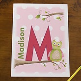 Personalized Kids Folders for Girls - Owl About You - 13176