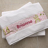 Personalized Kids Bath Towels - Owl About You - 13179